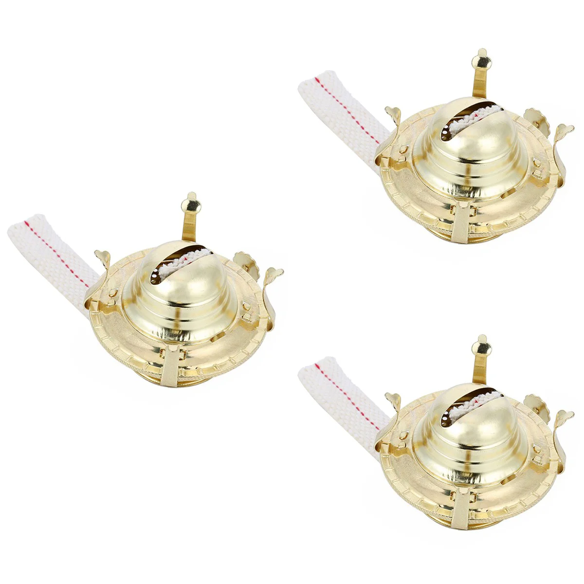 

Lamp Oil Burner Wick Replacement Parts Keroseneholder Plated Brass Chimney Accessory Vintage Wicks Paraffin Base