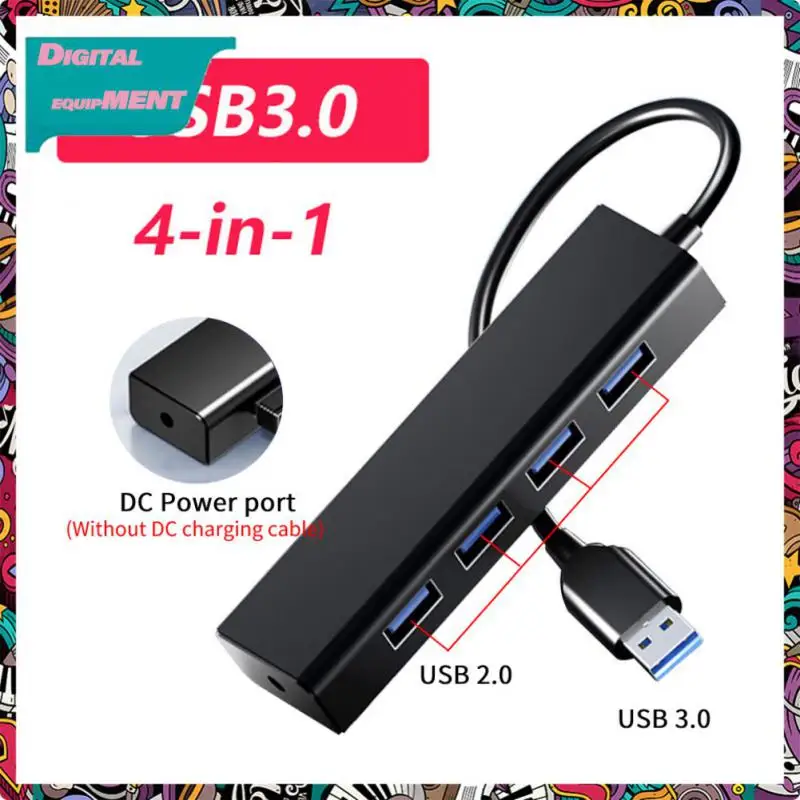 

Usb 2.0 3.0 Multi-splitter Adapter Otg High-speed 4-in-1 Usb Hub Portable Usb Multiport Hub For Laptops Tablets Smartphones