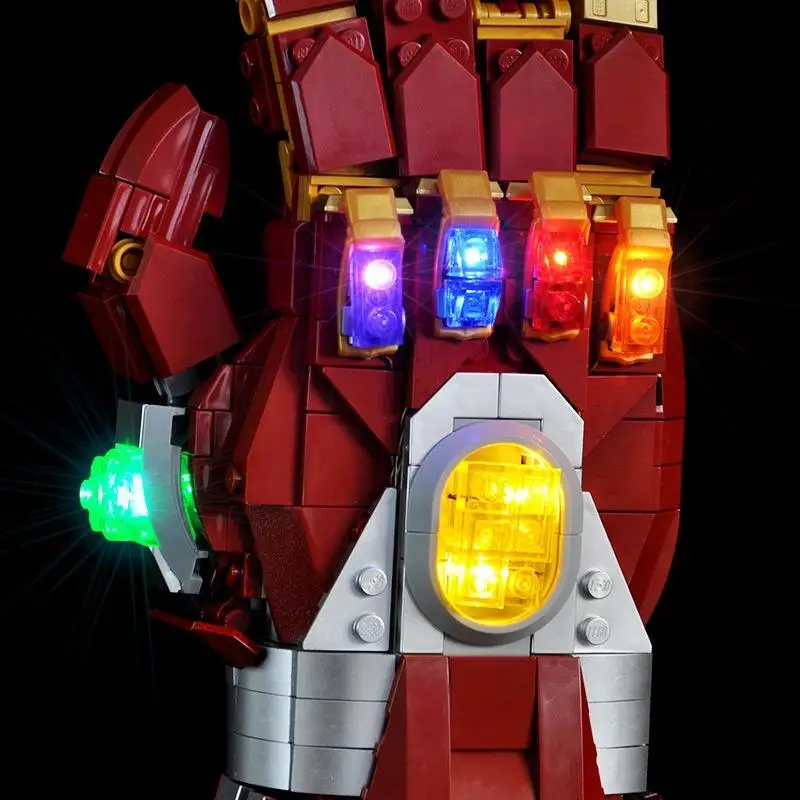 Фото Комплект светодиодного освещения LYBMTWF, совместимый с моделью нано-рукавицы Lego 76223 (не включает модели кирпичей) №3