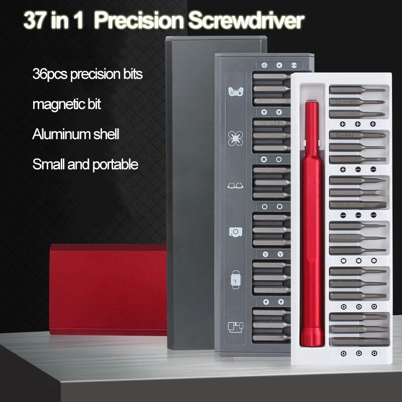 Набор многофункциональных отверток для Xiaomi Мобильный телефон 37 в 1, набор для ремонта и разборки, ручной инструмент, набор прецизионных отверток