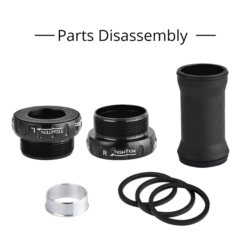 SWTXO BB68 BB73 керамический подшипник нижний кронштейн с резьбой BB BSA 68/73 мм для шатунов