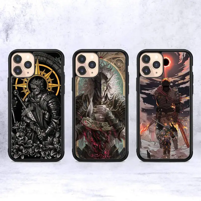 

Dark Souls Phone Case Silicone PC+TPU Case for iPhone 11 12 13 Pro Max 8 7 6 Plus X SE XR Hard Fundas