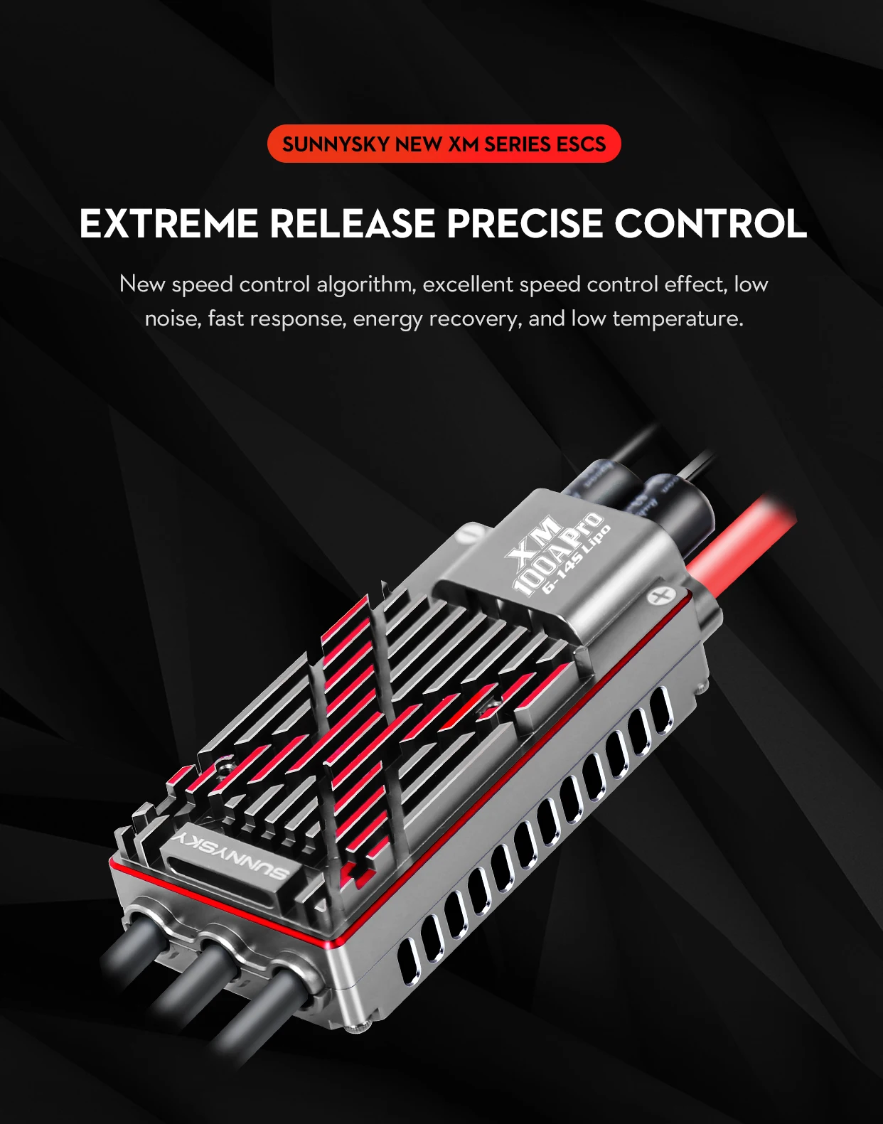Фото Полетный контроллер VoidFly SUNNYSKY XM100A PRO ESC OPTO для мультироторных дронов/БПЛА и самолетов с фиксированным крылом, высокая стабильность, 32-битный процессор №3