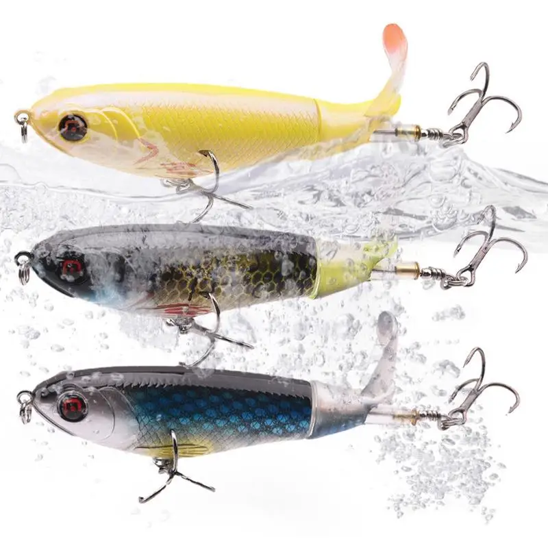 

Пропеллерная приманка 3 шт. Whopper Plopper, приманка для ловли окуня Whopper, приманки для форели, щуки, окуня