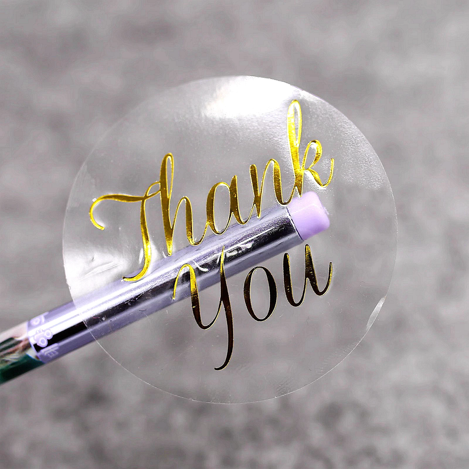 60 шт. прозрачные круглые золотые ярлыки с надписью thank you Подарочные наклейки