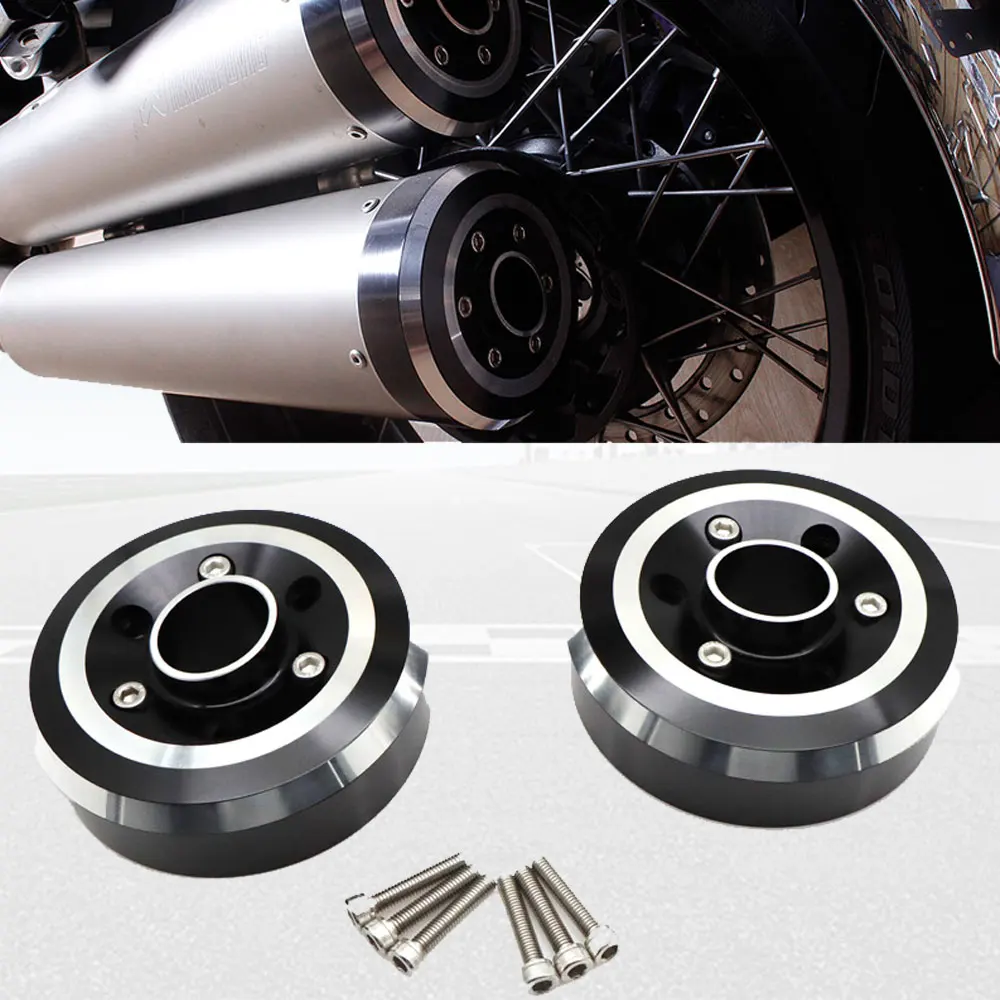 

For BMW R Nine T/ Pure/ Racer/ Urban /Scrambler / R1200R 2014-2021 Motorcycle Exhaust Tip Tail Cover Muffler End Cap Shell