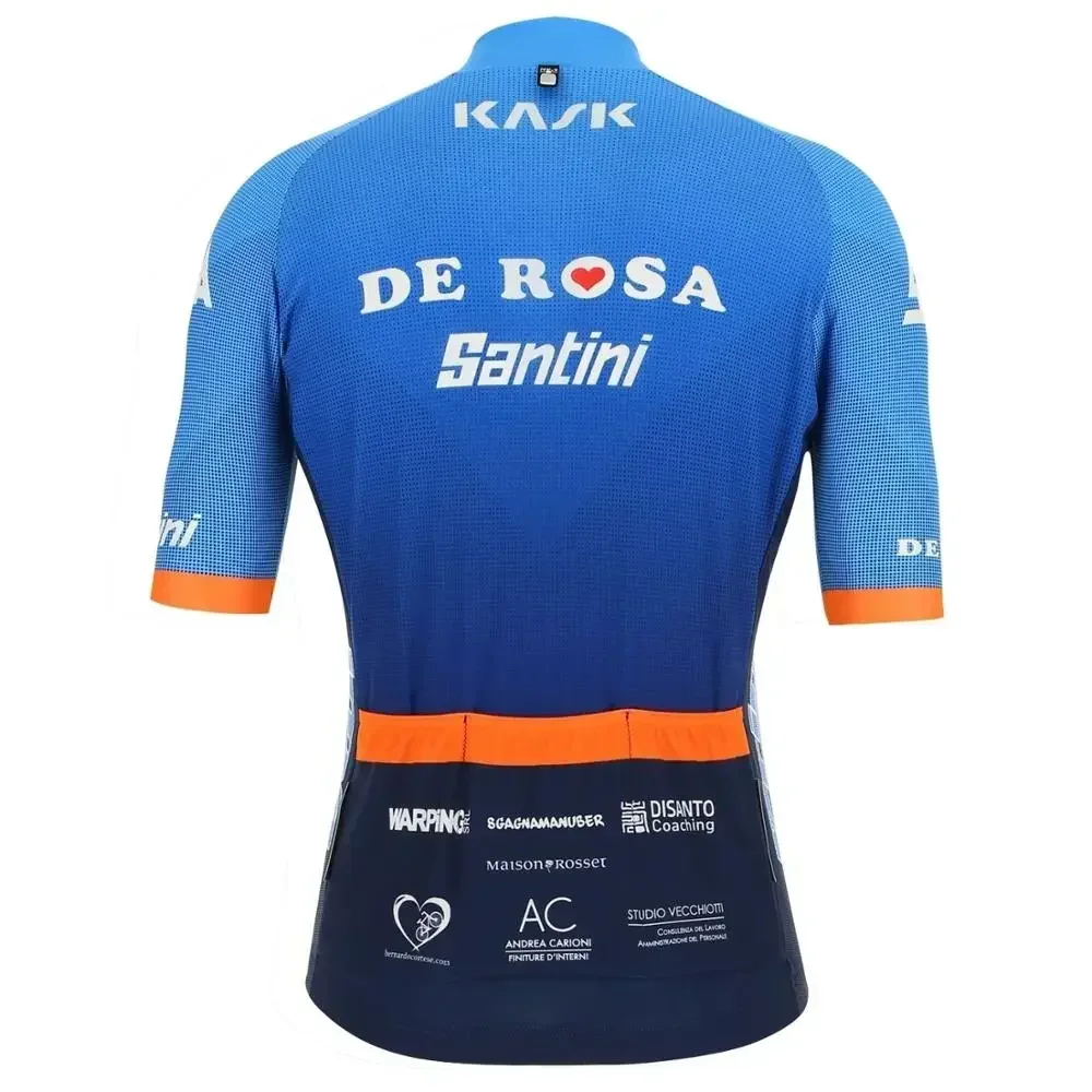 2019 синий велосипедный трикотаж с короткими рукавами короткие комплекты