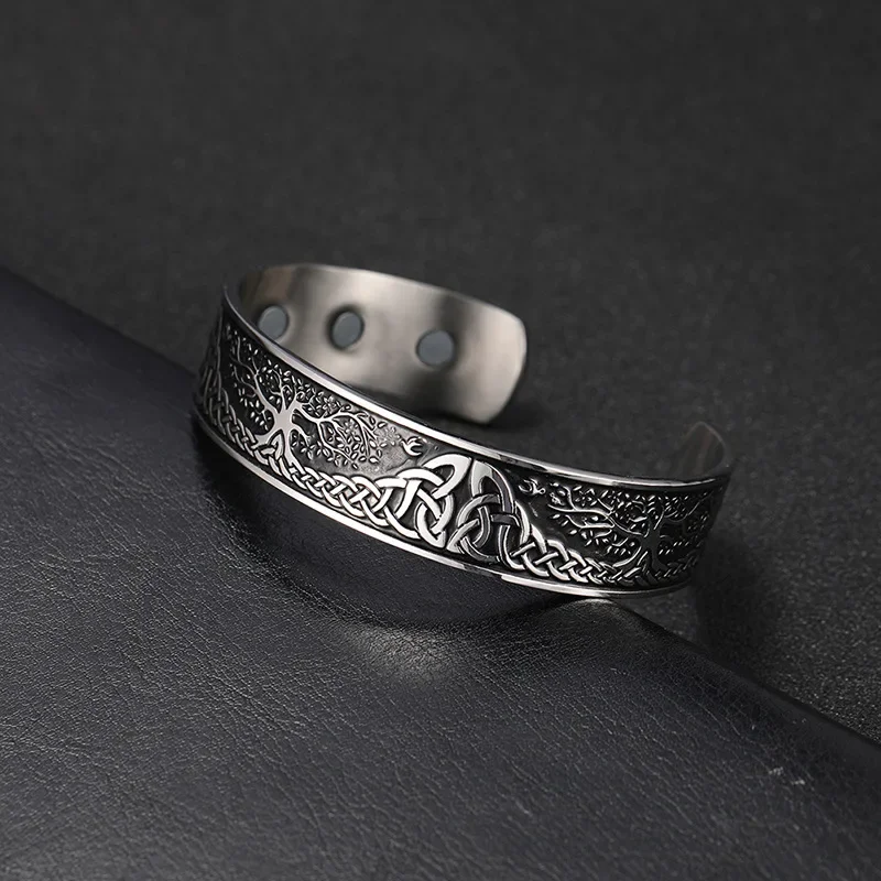 Лидер продаж 2022 мужской браслет в винтажном этническом стиле с большим деревом и