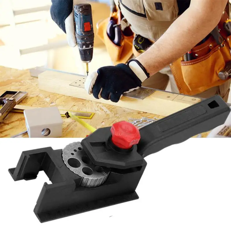 Woodworking Pocket Hole Jig 3-12mm Self-centering Scriber Doweling Drill Guide Locator Puncher Carpentry Tool