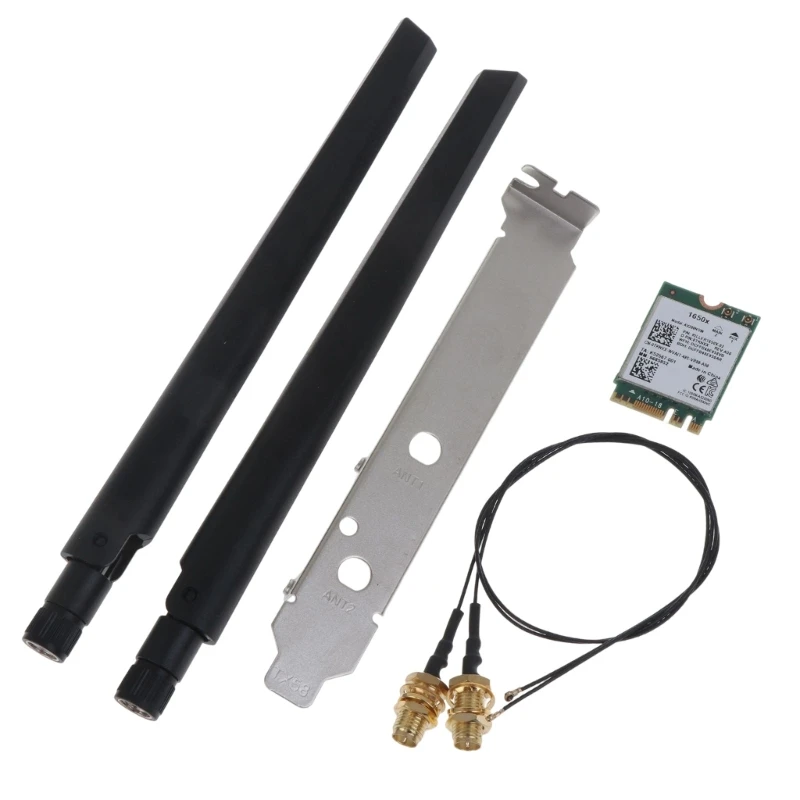 

Беспроводная карта. 2. Поддержка Win10/Win11 для ноутбука/ПК 1650X AX200 2400 Мбит/с