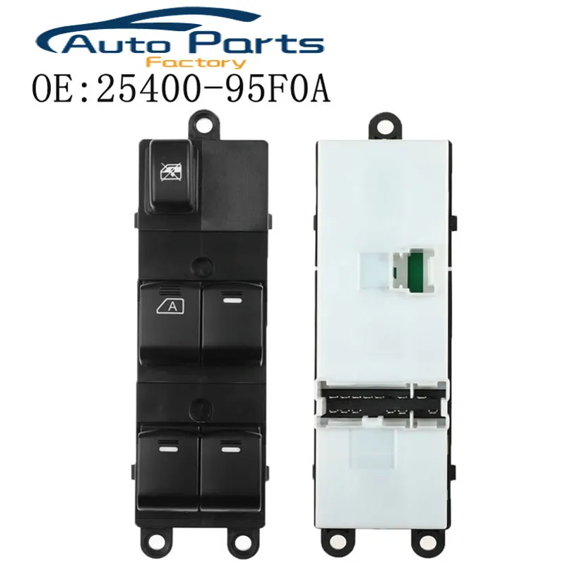 Новый высококачественный переключатель стеклоподъемника для Nissan Almera 25400-95F0A