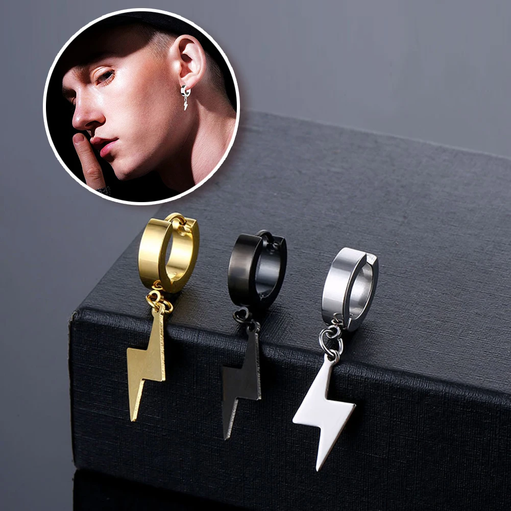 

1 Pcs Stainless Steel Gold Lightning Charms For DIY Jewelry Making Finding Necklace Bracelet Pendant Accessories