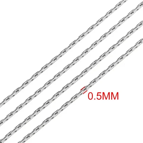 Цепочка из нержавеющей стали золотого цвета 2 м 0,5 мм YPAY