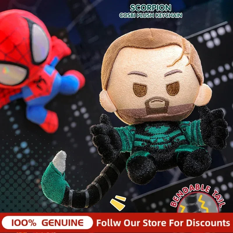 Оригинальный брелок-фигурка Hot Toys Spider-Man Cosbi Blind Box: Халк, Скорпион. Элегантный декор, модный коллекционный подарок для фанатов Marvel. (art.: 3920dc3e76d07) - 3920dc3e76d07