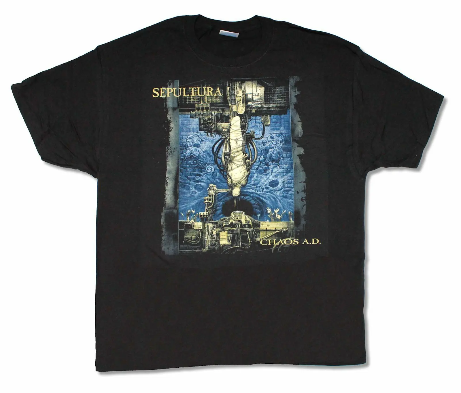 

Sepultura Chaos A.D. Album Cover Art Black T Shirt New Soulfy