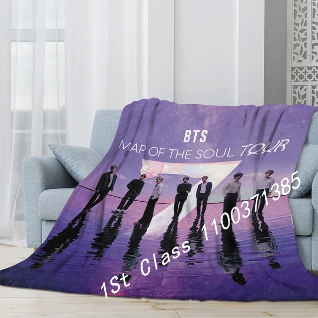 

Фланелевое Одеяло Kpop в виде звезды, корейское Красивое Одеяло для мальчиков, для пения, для дивана, мягкое одеяло для взрослых, теплое покрыв...