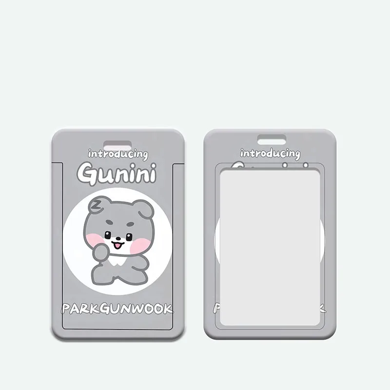 Kpop ZB1 Zeroni карточка для хранения ключей из мультфильмов JiWoong GunWook GyuVin Star