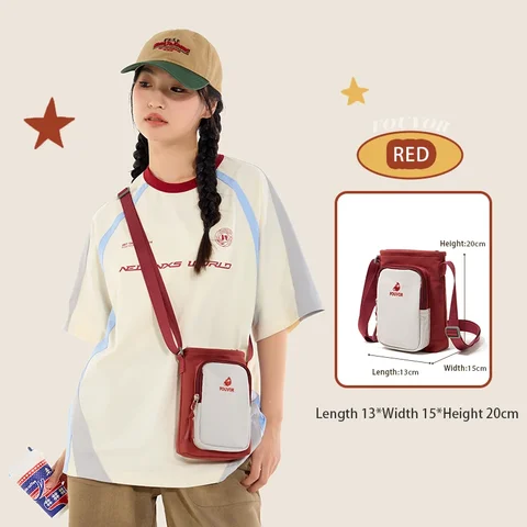 EPOL женская сумка через плечо, универсальная маленькая холщовая сумка для телефона, молодежная мини-сумка на плечо для подростков 3047-14