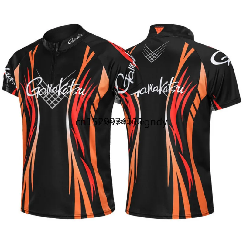 

Men Fishing Vest Moisture Wicking Breathable Short Sleeve Fishing T Shirt Sports Professional Cycling Fishing Clothes