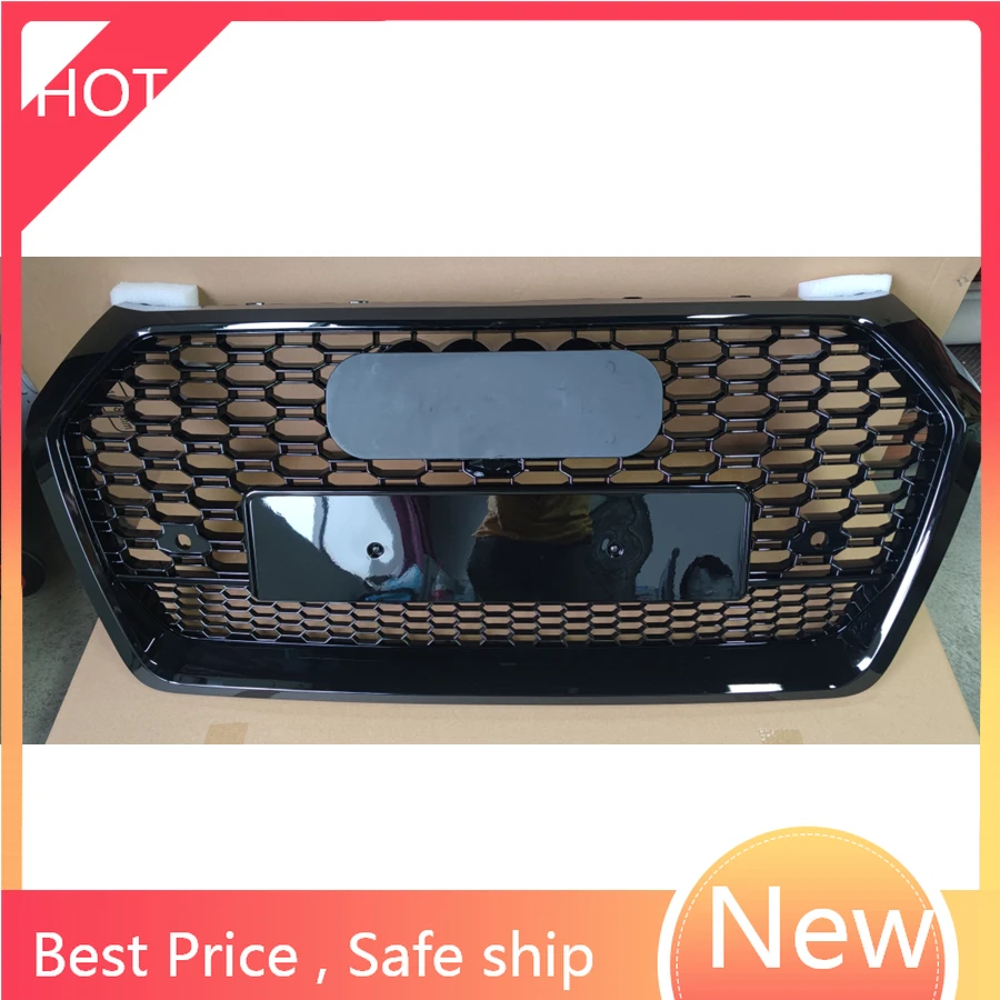 

Передняя Спортивная Шестигранная сетчатая решетка для RSQ5, Черная решетка для Audi Q5/SQ5 2018 2019, автозапчасти, быстрая доставка