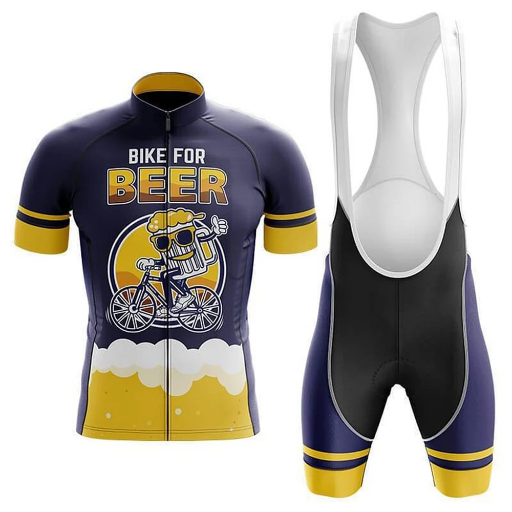 

Велосипедный комплект для пива, велосипедные шорты, велосипедная Джерси, велосипедная рубашка с коротким рукавом, одежда для езды на горном велосипеде, горный костюм