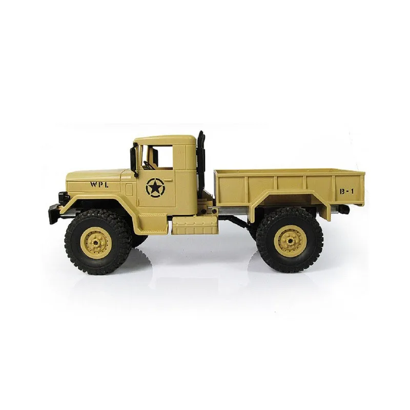 WPL B-14 RC Truck Remote Control 4 Wheel Drive Climbing Off-Road Vehicle Toy 2.4G Army Toys Car Shape With Head Lighting DIY KIT enlarge