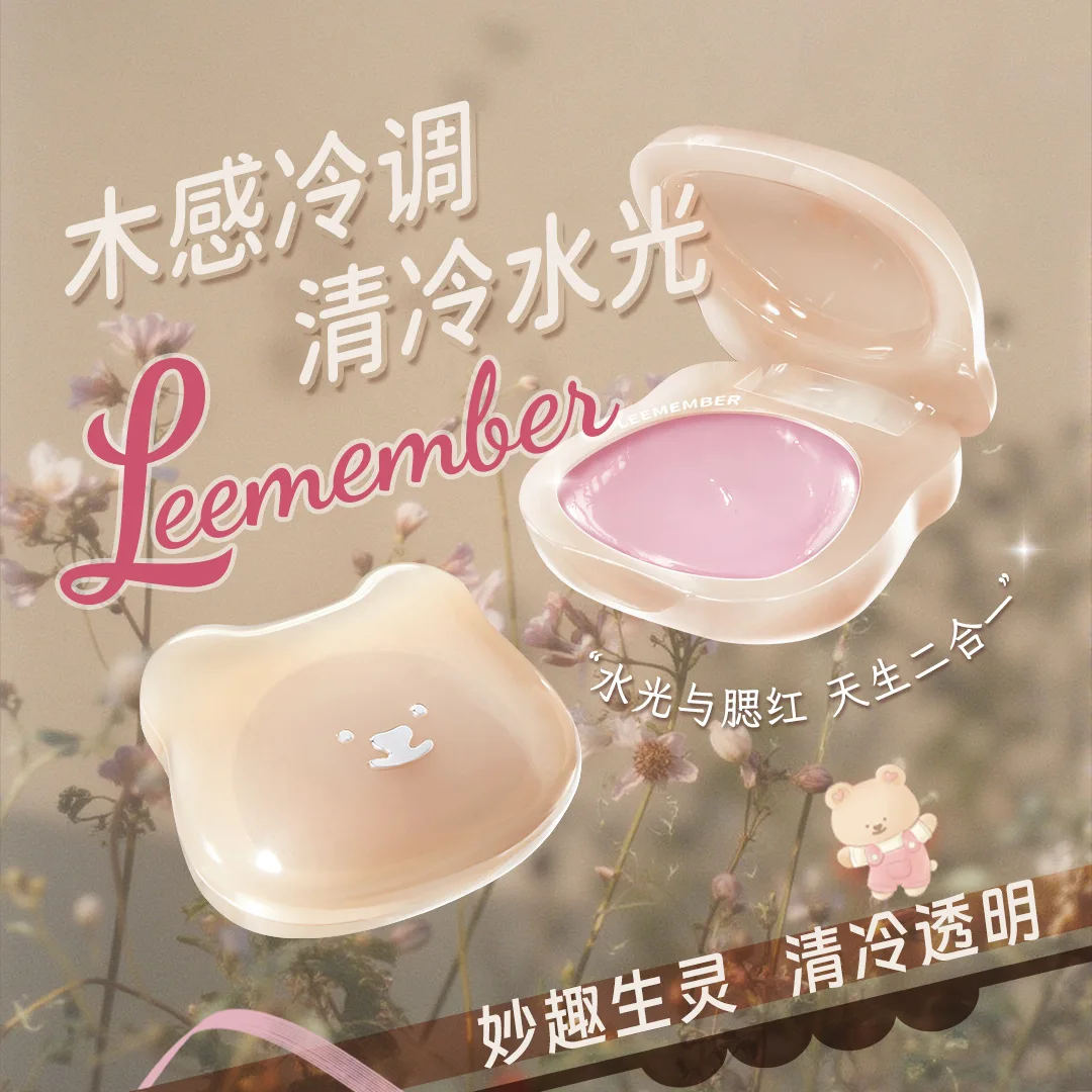 Фото Крем-румяна LEEMEMBER BEAR Series Water Gloss и крем-хайлайтер Grace №3