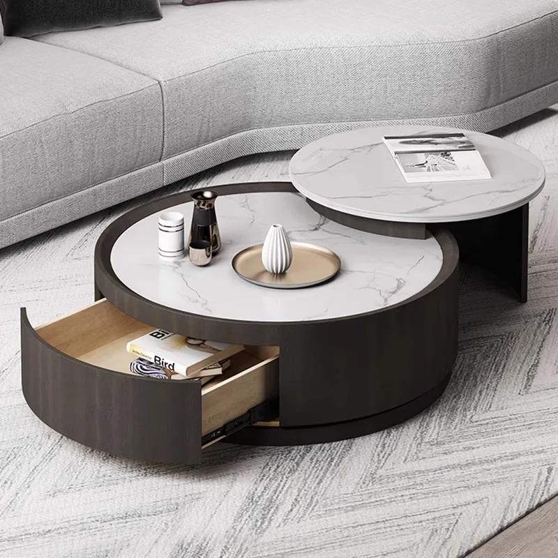 Преобразующий эстетический журнальный столик дизайнерский простой в японском