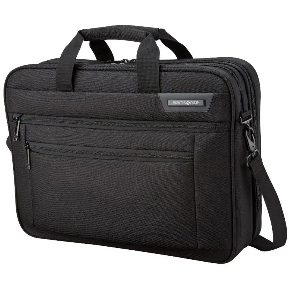 , SML1412721041, Classic 2 Compartment Laptop Bag, 1, Black