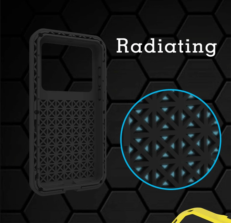 Dropshipping Powerful Case For Huawei P40 Shock Dirt Proof Water Metal Armor Cover Phone Case For Huawei P40 Pro Cases