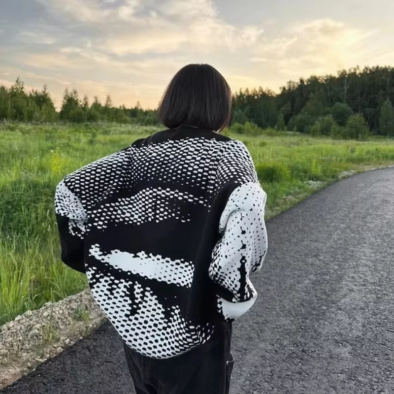 Свитер мужской/женский трикотажный в стиле хип-хоп