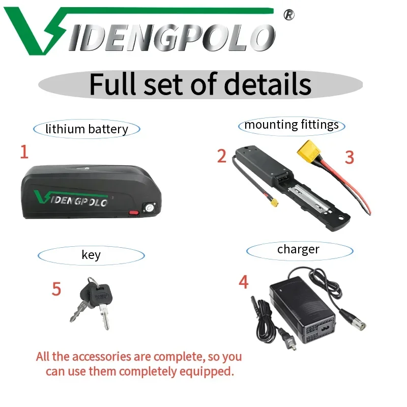 Оригинальный аккумулятор Hailong 48 В 30 Ач 40 50 60 18650 для двигателя Bafang BBS02 BBS03 BBSHD с XT-60 и