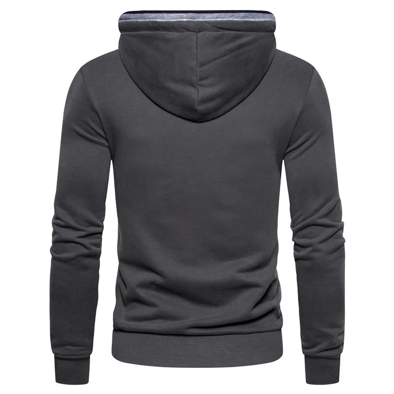 

Cross Border Amazon European and American New Cotton Sweater Solid Color Slim Fit Pullover Men's Sweater Quality Spot Coat