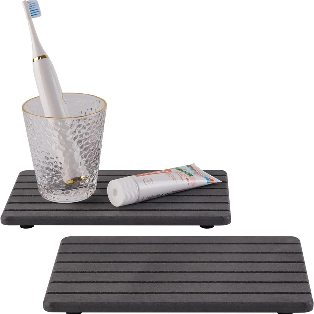 3 шт. водопоглощающий каменный поднос диатомитовые подставки сушильный для