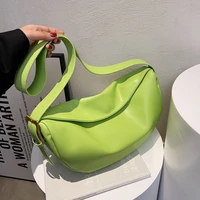 new luxury designer handbag women soft leather shoulder bags solid color large crossbody bag for girl sac a main casual hobo bag