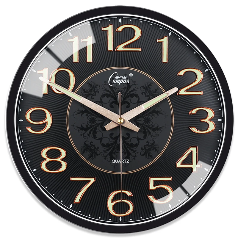 

Luminous Large Wall Clock Silent Night Light Clocks Wall Retro House Relogio De Parede Living Room Decoration FZ741 LQQ99YH