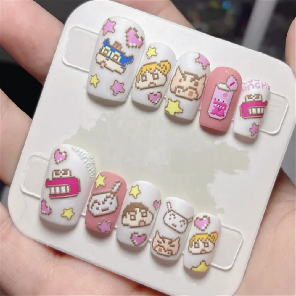 

TSC-441 TSC-353 TSC-446 Japanese cartoon funny children DIY 3D Back glue Nail sticker Nail decoration Nail art Nail ornament