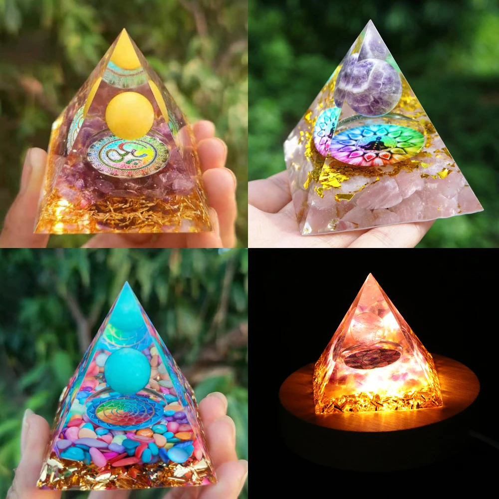 

Природный хрустальный камень, 5 см, пирамида оргаона, энергетический генератор, медитация, защита, ремесло, украшение для дома, подарок