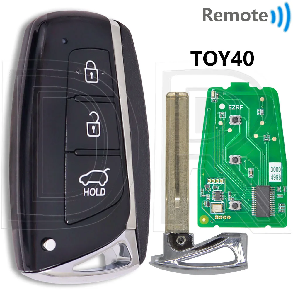 

Отличный чип ID46 PCF7952, 433 МГц, 95440-2W600, автомобильный пульт дистанционного управления, умный ключ для Hyundai IX45, новый Santa Fe 2012-2018