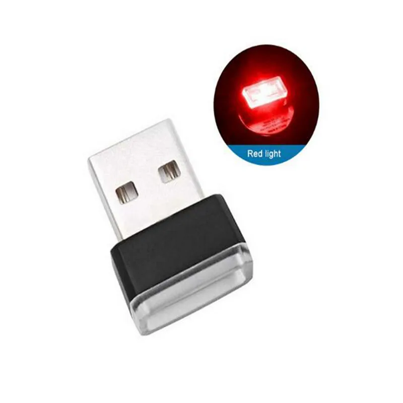 

QvvCev 7-цветный USB ночник для авто