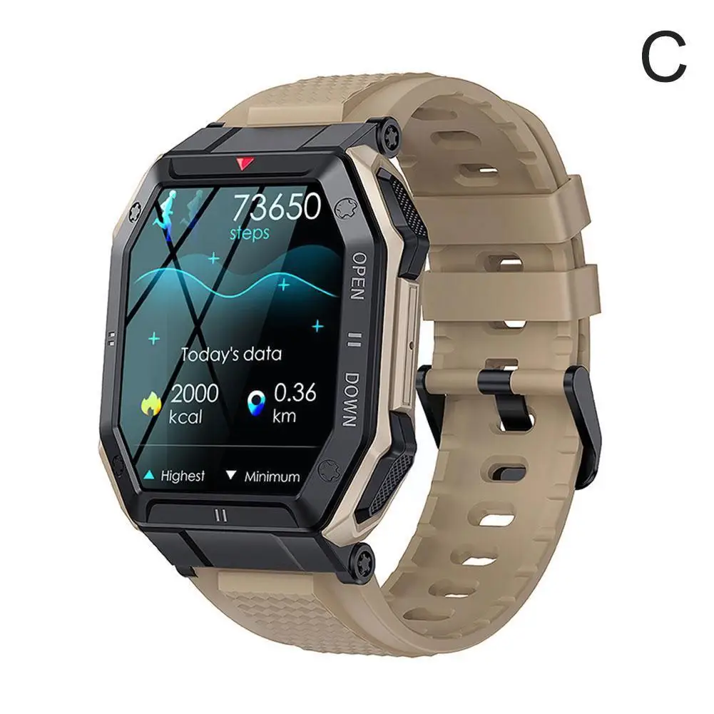 

K55 Smart Watch Heart Rate Bluetooth Compatible Call Smart Music Watch Watch Chronograph Sports Bracelet Playing A4G6