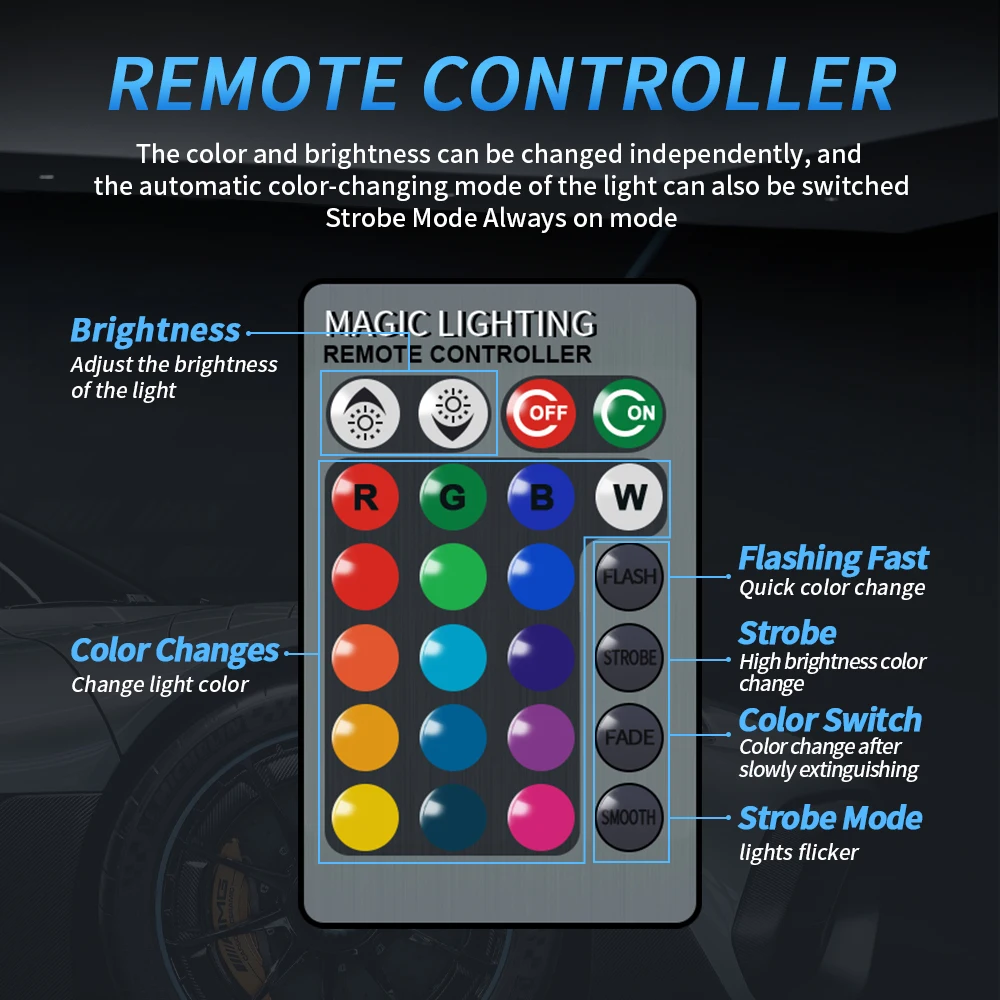 Oprah 2 шт. Автомобильные противотуманные фары H1 H3 H7 H11 880 RGB Цветные с дистанционным