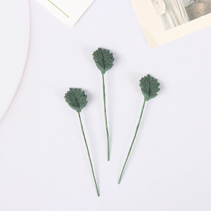 

10 шт. миниатюрный горшок для кукольного домика, зеленое листовое растение, украшение для сада