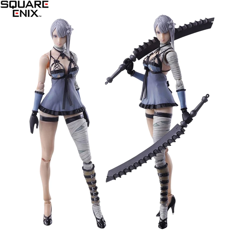 

In Stock Original SQUARE ENIX BING ARTS NieR Replicant Kaine Anime Figure Model Collecile Action Toys Gifts
