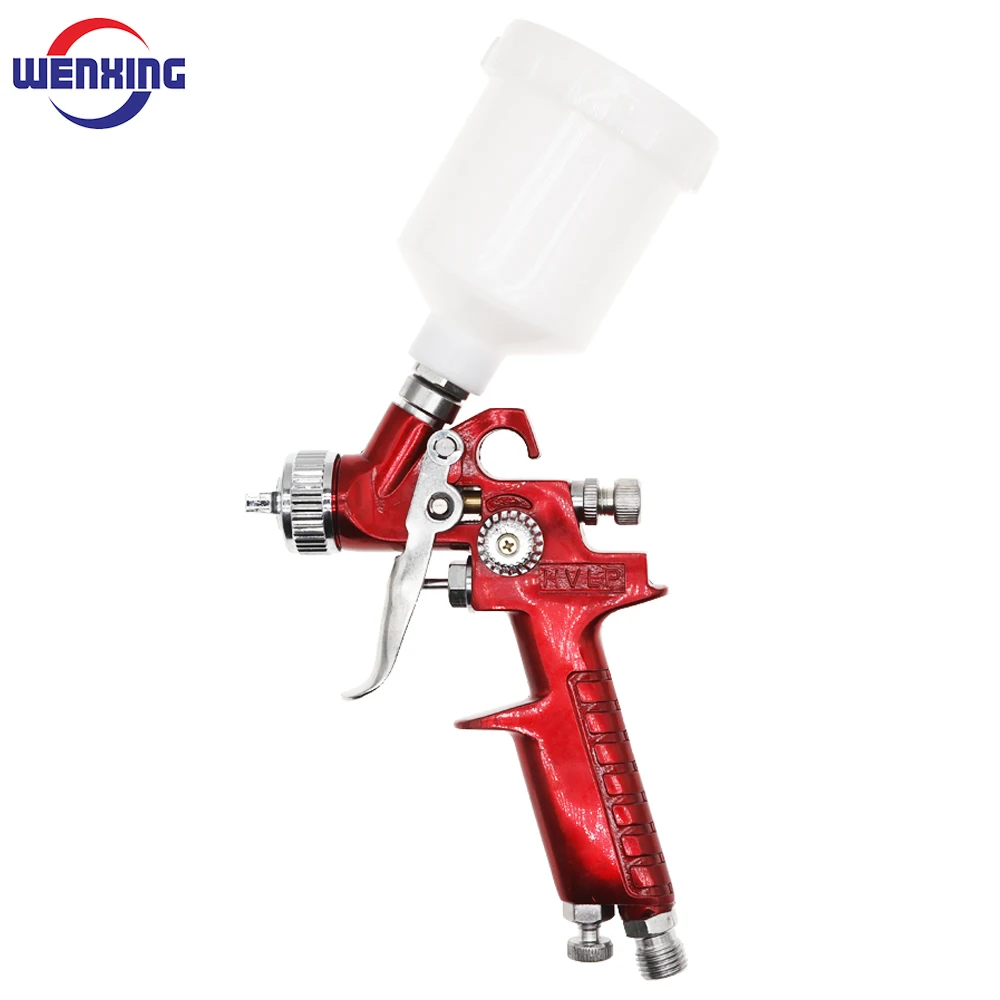 

WENXING 0,8 мм/1,0 мм сопло H-2000 Professional HVLP Мини Аэрограф Для покраски автомобиля краскопульт пневматический инструмент