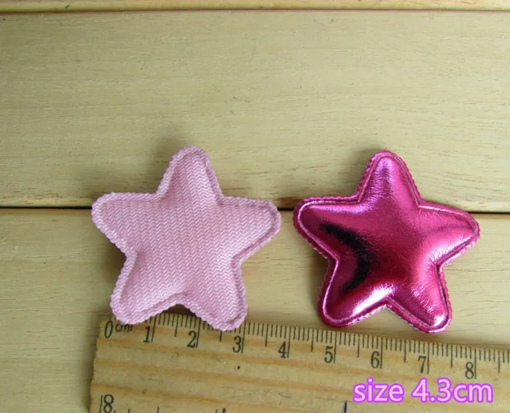 5 шт. полиуретановые нашивки с мягкой фетровой звездой аппликации для одежды