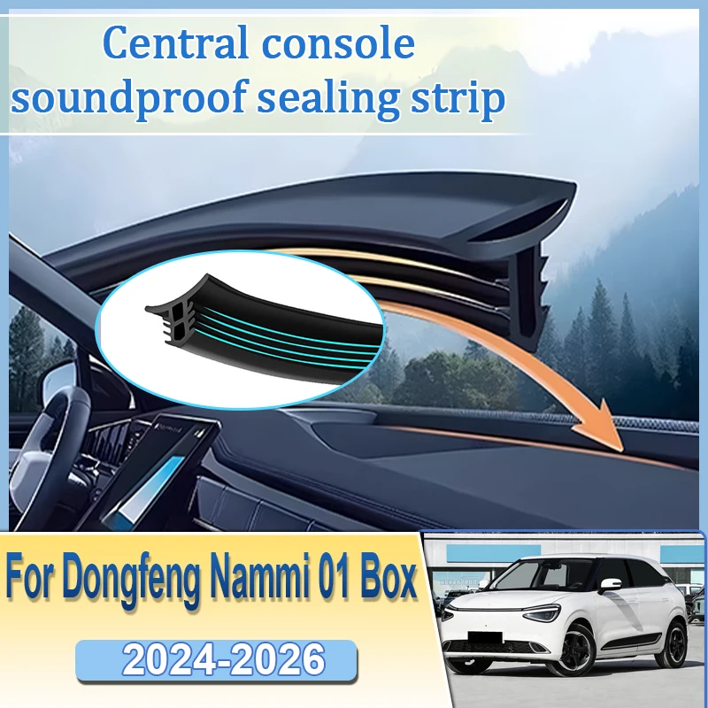 Фото Для Dongfeng Nammi 01 Box 2024 ~ 2026 автомобильные уплотнительные ленты, заполнение зазоров в центральной консоли, звукоизоляция, резиновые аксессуары для интерьера №3