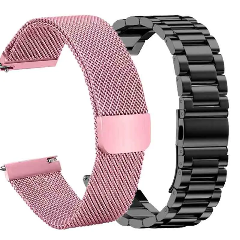 

Strap For Haylou RS4 Plus RT3/GST Lite/GS/RS3 LS04/RT2 Bracelet Milan Stainless Steel Wristband