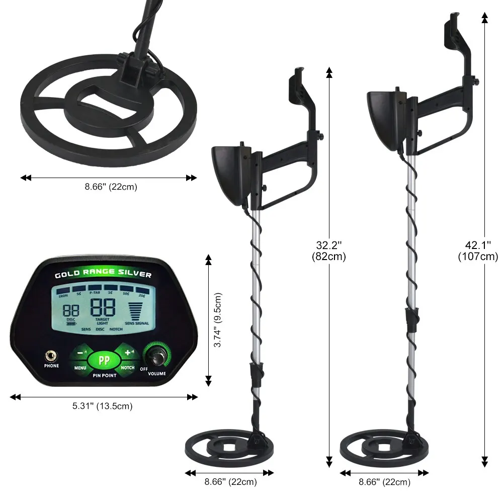 MD-4090 Professional Metal Detector Underground Gold Detector High Accuracy Metal Finder Waterproof Search Coil Seeker Treasure 2 MD-4090 Professional Metal Detector Underground Gold Detector High Accuracy Metal Finder Waterproof Search Coil Seeker Treasure 2