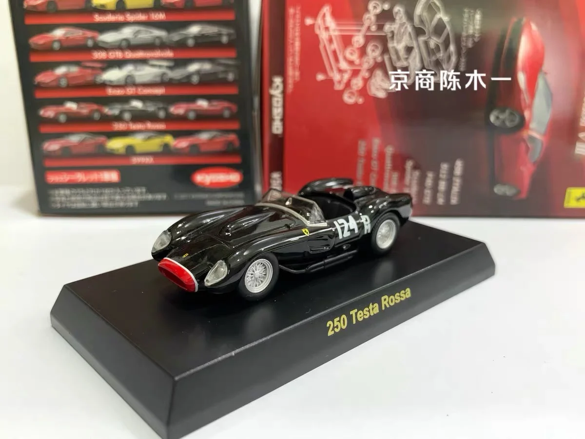 

1/64 KYOSHO Ferrari 250 Testa Rossa #102 #124 Collection of die-cast alloy assembled car decoration model toys